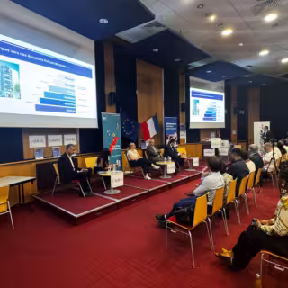 Rencontre économique organisée par l'UDEL à la Chambre de Commerce de Bobigny