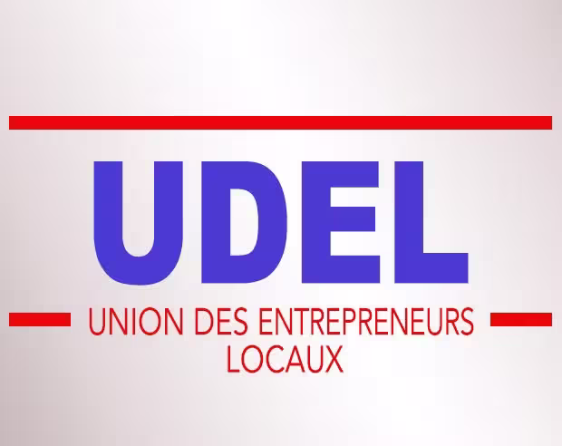 Logo UDEL pour l'accompagnement des commerçants et entrepreneurs locaux